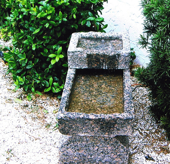 Granite water feature